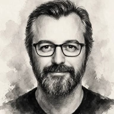 Watercolor portrait of Matt Quinn